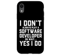 Software Developer Costume Programmer Full Stack Dev Coding Case for iPhone XR