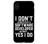 Software Developer Costume Programmer Full Stack Dev Coding Case for iPhone XS Max