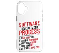 Software Development Process Programming Case for iPhone 16 Plus