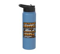 Software Development Process Programming Stainless Steel Insulated Water Bottle