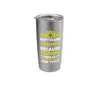 Software Engineer Because Coding Ninja is not an Official Stainless Steel Insulated Tumbler