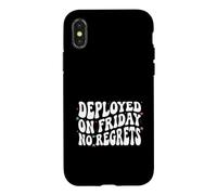 Software Engineer Deployed On Friday No Regrets Case for iPhone X/XS