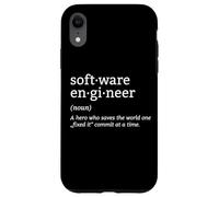 Software-Engineer Developer Definition Coder Programming Case for iPhone XR