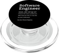 Software-Engineer Developer Definition Programming PopSockets PopGrip for MagSafe