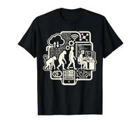 Software Engineer Evolution Coding Programmer Graphic T-Shirt