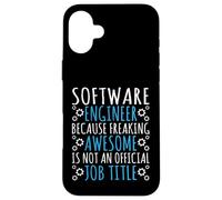 Software Engineer Job Title - Software Engineering Engineer Case for iPhone 16 Plus