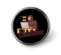Software Engineer Round Pin Brooch Badge Button Stylish Aluminum Decorative for Clothes Backpacks Hats