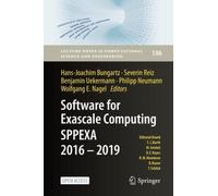 Software for Exascale Computing - SPPEXA 2016-2019
