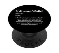 Software Wallet Definition Cryptocurrency Blockchain Crypto PopSockets Adhesive PopGrip