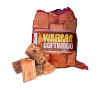 Softwood Firewood Logs 25L Kiln Dried Logs - Ready to Burn Easy to Light Density - 1 x 25 Litre Net Soft Wood for Outdoor Open Fire Pits Wood Burners Coal Stoves Log Burners