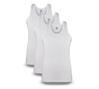 SOFTY® 3X Mens Athletic Vests Tank Top Colours 100% Cotton Muscle Summer Top (Large, White)