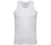 SOFTY® Mens Thermal Underwear Sleeveless White Charcoal Vest (X-Large, 5 Piece White (Thermal))