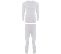 SOFTY® Unisex Children Kids Thermal Underwear Long Sleeve T-Shirt Top Long John Warm 1 Set (WHITE, 2-3 YEARS)