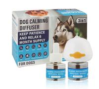 sofun Dog Calming Plug In Diffuser Kit - 1 Diffuser + 2 Refills, 60 Days Dog Anxiety Relief Pet Calming Plug In for Separation Stress & Loud Noises