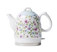 SOGANI Electric Ceramic Cordless Kettle Teapot-Retro 1.5L Jug, 1350W Water Fast for Tea, Coffee, Soup, Oatmeal-Removable Base, Boil Dry Protection