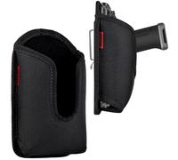 SOGCASE Scanner Holster Handle Series - Thick Quality, Large, Heavy Duty, Sturdy Metal Belt Clip, Durable, Pocket-Friendly, Compatible with Zebra Barcode, Black