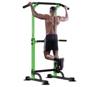 SogesHome Roman Chair Power Tower Pull-Up Bar Abdominal Trainer Multifunction Station Dips Power Tower Multi-Function Adjustable Height Alloy Steel