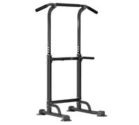 SogesPower Dip Station & Pull Up Bar Power Tower, Dip Stands, Multi-Function Home Strength Training Fitness Workout Equipment, Height Adjustable, 550 LBS