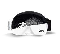 SOGGLE Ski Goggles Protective Cover made of Microfibre (one size), Colour: black-white 01 skier