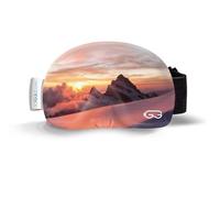 SOGGLE Ski Goggles Protective Cover Microfibre One Size Pictures Foggy Sunset