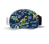 Soggle Ski Goggles Protective Microfibre Cover (One Size), Colour: Doodle Blue