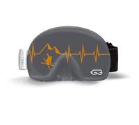 Soggle Ski Goggles Protective Microfibre Cover (One Size), Colour: Heartbeat Freestyler Grey/Ochre