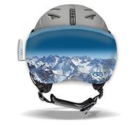 SOGGLE Vizor Visor Protection for Visor Helmets (Ski Helmets), Colour: Vizor 02 Mountains