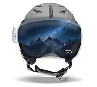 SOGGLE Vizor Visor Protection for Visor Helmets (Ski Helmets), Colour: Vizor 14 Stars
