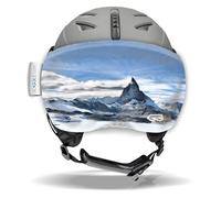 SOGGLE Vizor Visor Protection for Visor Helmets (Ski Helmets), Colour: Vizor Matterhorn