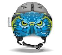 SOGGLE Vizor Visor Protection for Visor Helmets (Ski Helmets), Colour: Vizor Owl Blue