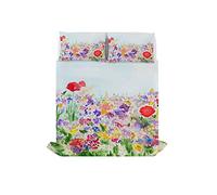 Sogni d'Autore Bed Linen Set (Flat Sheet 255x300cm + 2 Pillowcases 52x82cm with Internal Flap), SD23, 100% Cotton, DOUBLE