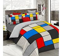 Sogni d'Autore Duvet Cover Set with Full Coverage Digital Print,250x200cm, SD67, 100% Cotton, DOUBLE