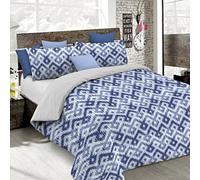Sogni e Capricci Fantasy Duvet Cover (Made in Italy), Microfiber, rombi, small double