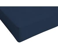 Sogni e Capricci Max Color Fitted Sheet with 25cm Corner, Dark Blue, double