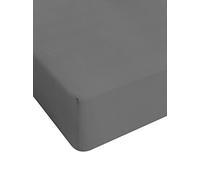 Sogni e Capricci Max Color Fitted Sheet with 25cm Corner, Smoke, single