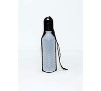 Sogni e Capricci Pets Portable Water Bottle, Black/Clear, one Size