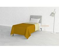 Sogni e Capricci Summer Quilt Mustard/Cream, Single, 170x250cm
