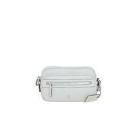 'Sogno di Cuoio' Compact Twin Zip Crossbody Bag Ashwood Leather White One Size