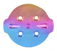 Sogoluat Bike Computer Mount Adapter Insert TC4 Ti Alloy, For Bryton S810 S650 S550 Lightweight Cycling GPS Holder, Fixed Base Quick Setup(Colorful)