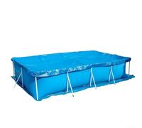 Sogoluat UV Resistant Square Pool Cover For Above Ground Pools, Breathable PE Net Design For Debris Prevention, Temperature Regulation, Includes Rope(D)