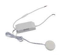 Sogoluat Versatile Touch Sensor Switch, 110V 220V Dimmable Light, Control Penetrates Wood Glass Acrylic, 5A Max Load Sensitive Detection White Finish(touch on leave off)