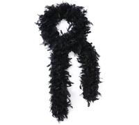 SOGUGOM 50G Turkey Feather Boa, 2 Yards Boa for 1920s Accessories | Fluffy and Soft Feather Boa for Homecoming Mums, Harlem Nights, Great Gatsby Accessories, Showgirl Accessories