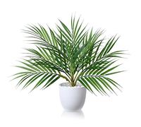 SOGUYI Artificial Areca Palm Plant in Pot, 40cm Indoor Decor