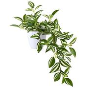 SOGUYI Fake Plants 25cm Artificial Plants Mini Fake Plants Small Artificial Plants in Pots for Home Decor Indoor for Office Desk Living Room Apartment Bathroom Kitchen Balcony(1 Pack)