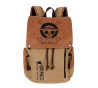 Sohaon Anime Canvas Backpack College Daypack School Bag Book Bag Backpack Laptop Bag Attack on Titanium, One Piece, Fairy Tail, One Piece, Set-1
