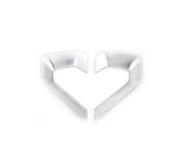 Sohini Center Console Interior Trim for Land for Rover for Range for Rover Evoque 2012-2018 Chrome Center Console Gear Shift Panel U Shape Frame Cover Stickers Trim