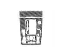 Sohini Center Console Interior Trim for Q7 2007 2008 2009 2010 2011 2012 2013 2014 2015 LHD Soft Carbon Fiber Car Center Console Gear Shift Panel Cover Trim Interior