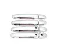 SOHINI Exterior Door Handle Cover Anti-Scratch Door Handle Cup Trim for 2015-2019 Mazdaes Demio DJ Left Drive Single Hole Dual Smart Accessories(Electroplating)