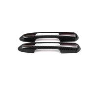 SOHINI Exterior Door Handle Cover for 2021-2024 for Highlander Hollow Dual Smart Door Handle Trim & Cup Scratch Guard Accessories for Car Customization(2 Doors Carbon Fiber Pattern)