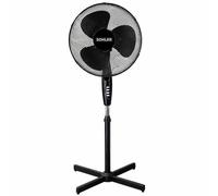Sohler Black 16" Standing Pedestal Stand Fan Adjustable Oscillating Rotating 3 Speed Sohler Black